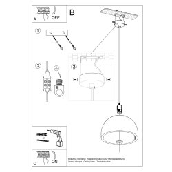 Lampa wisząca PABLITO