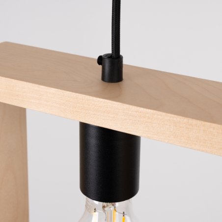 Lampa wisząca ARIES naturalne drewno