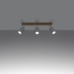 Plafon VERDO 3L biały