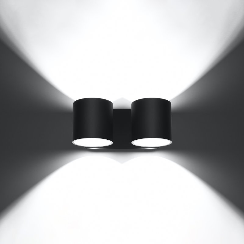 Kinkiet ORBIS 2 czarny