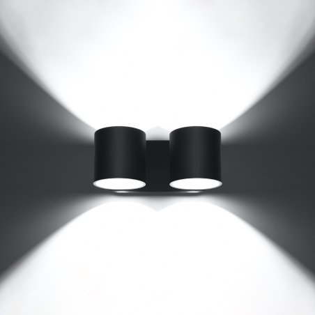 Kinkiet ORBIS 2 czarny