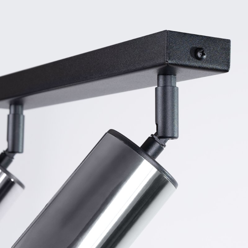 Plafon WINX 2 czarny/chrom