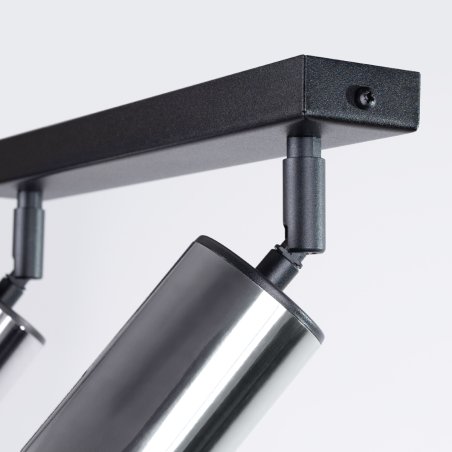 Plafon WINX 2 czarny/chrom