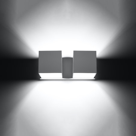 Kinkiet QUAD 2 biały