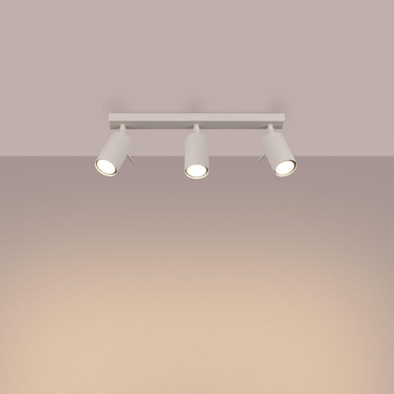 Plafon RING 3L beżowy