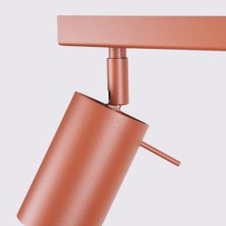 Plafon RING 3L ochra czerwona