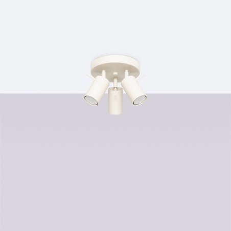 Plafon RING 3P beżowy