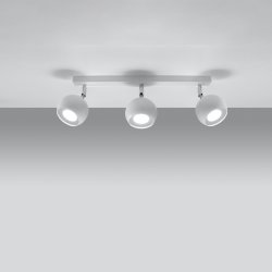 Plafon OCULARE 3 biały