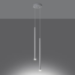 Lampa wisząca PASTELO 2 biała