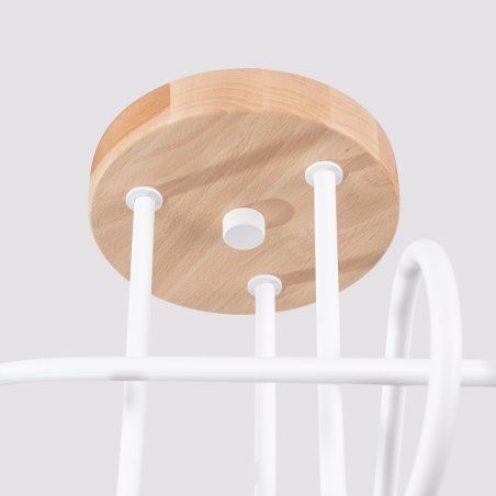 Żyrandol EMBER 3 biały