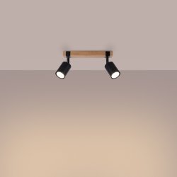 Plafon FAGER 2 czarny