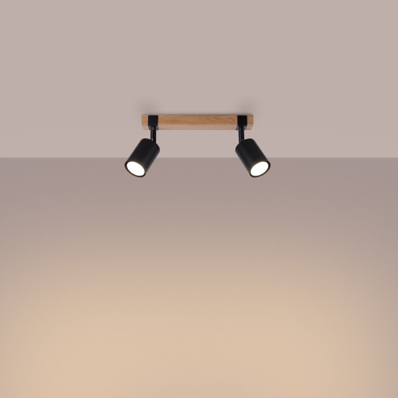 Plafon FAGER 2 czarny