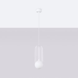 Lampa wisząca BRINA 1 biała
