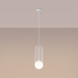 Lampa wisząca BRINA 1 biała