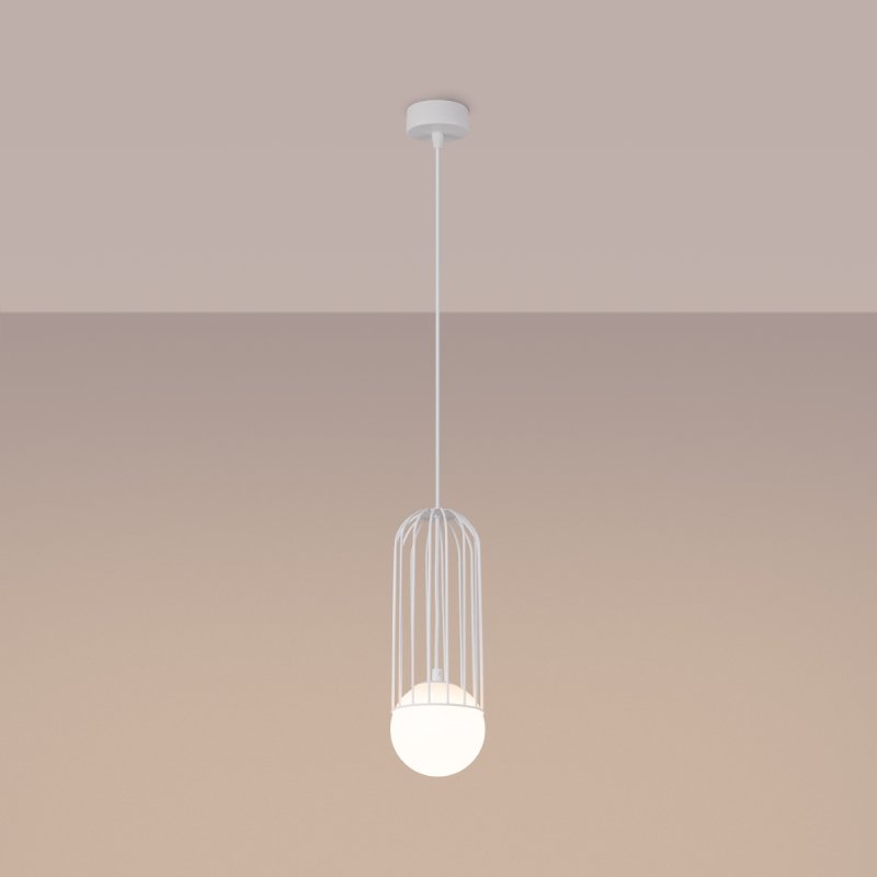 Lampa wisząca BRINA 1 biała