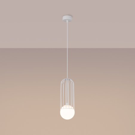 Lampa wisząca BRINA 1 biała