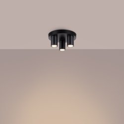 Plafon LAGOS 3P czarny