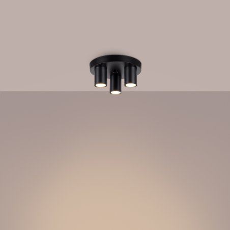 Plafon LAGOS 3P czarny