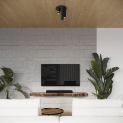 Plafon LAGOS 3P czarny