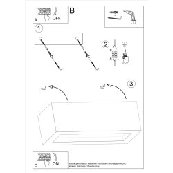 Kinkiet VEGA 30 beton