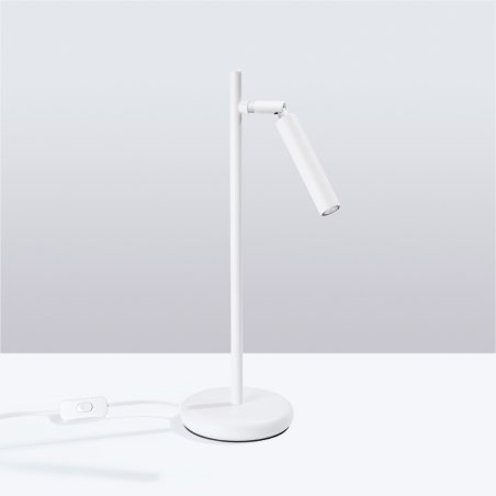 Lampa biurkowa PASTELO biała