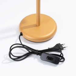 Lampa biurkowa PASTELO złota