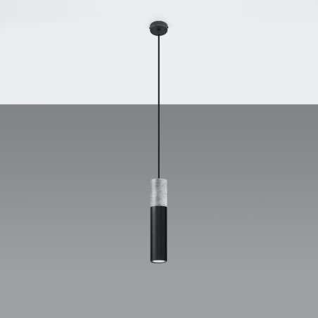 Lampa wisząca BORGIO 1 czarny