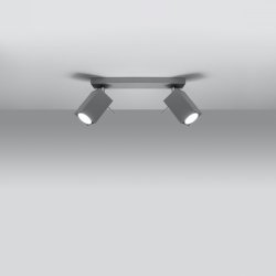 Plafon MERIDA 2 szary