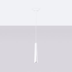 Lampa wisząca PRYSM 1 biała