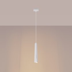 Lampa wisząca PRYSM 1 biała