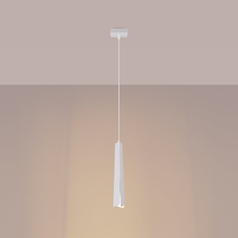 Lampa wisząca PRYSM 1 biała