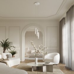 Lampa wisząca LAMI 1 biały