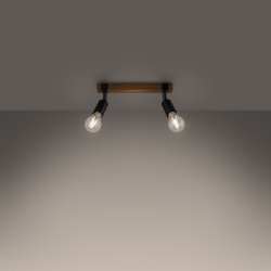 Plafon ZUCA 2 czarny