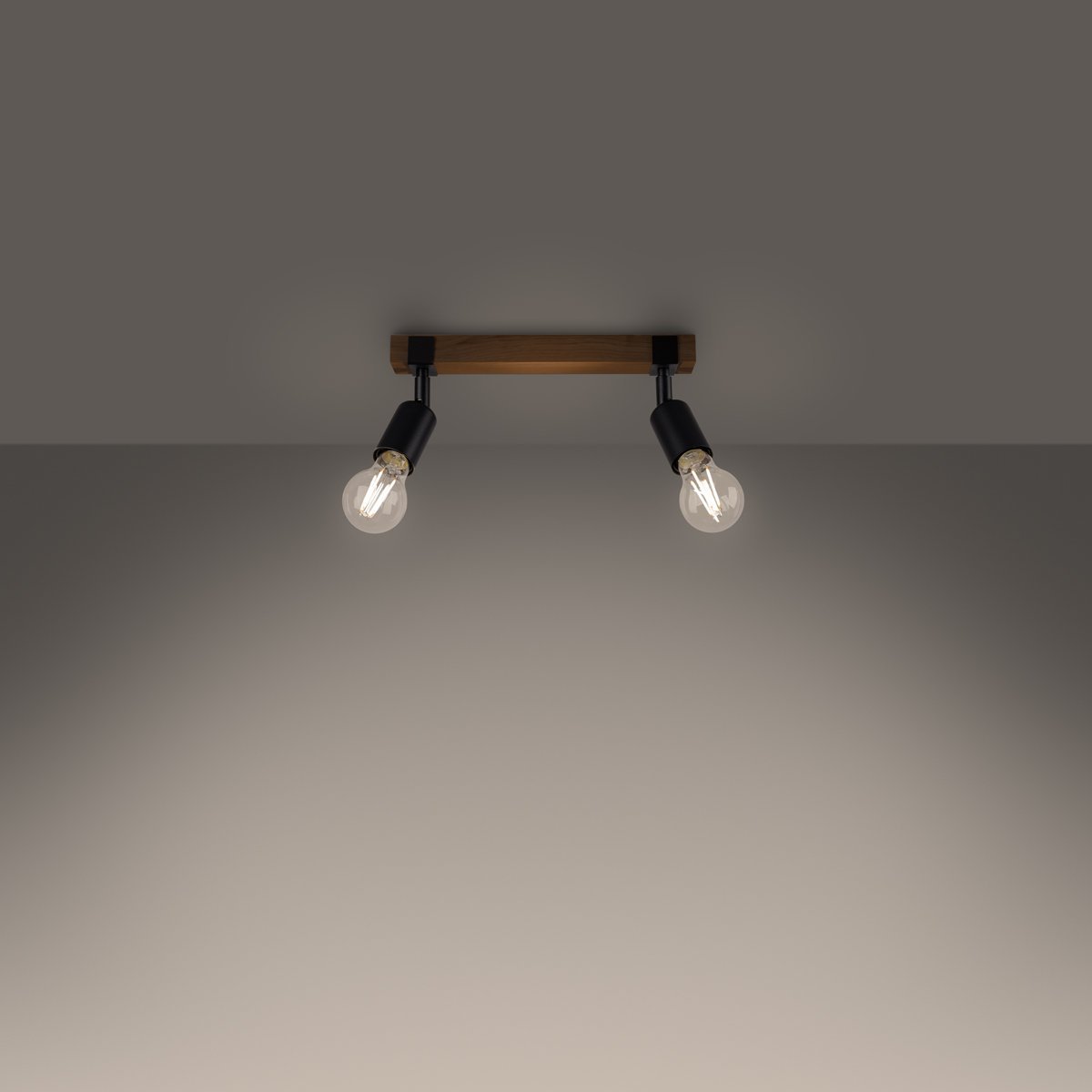 Plafon ZUCA 2 czarny