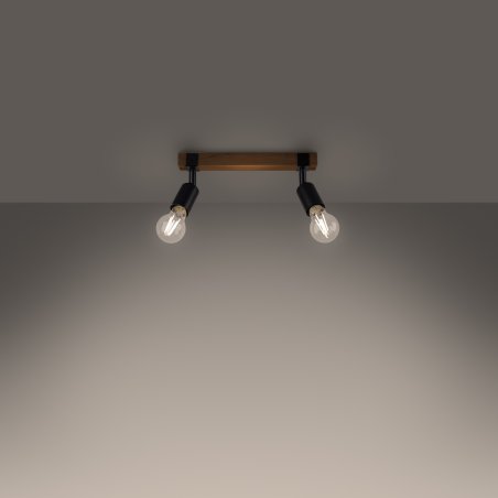 Plafon ZUCA 2 czarny