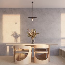 Lampa wisząca FLAVIO czarna