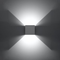 Kinkiet LUCA biały LED IP54