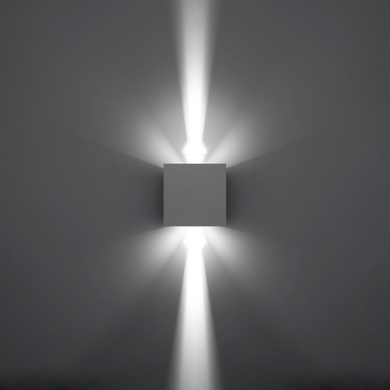 Kinkiet LUCA biały LED IP54