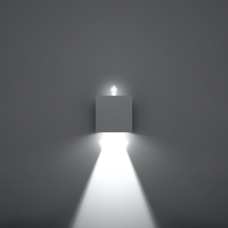 Kinkiet LUCA biały LED IP54