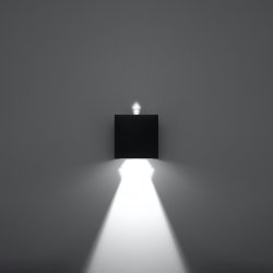 Kinkiet LUCA czarny LED IP54