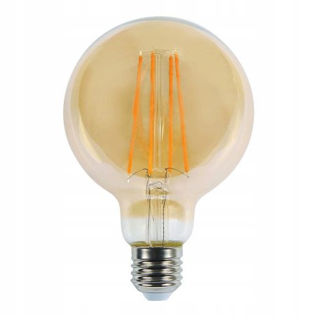 DEKORACYJNA OZDOBNA ŻARÓWKA LED E27 AMBER 6W
