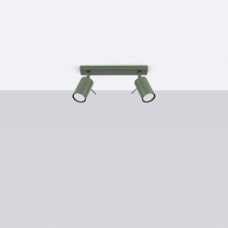 Plafon RING 2 zielony oliwkowy