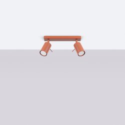 Plafon RING 2 ochra czerwona