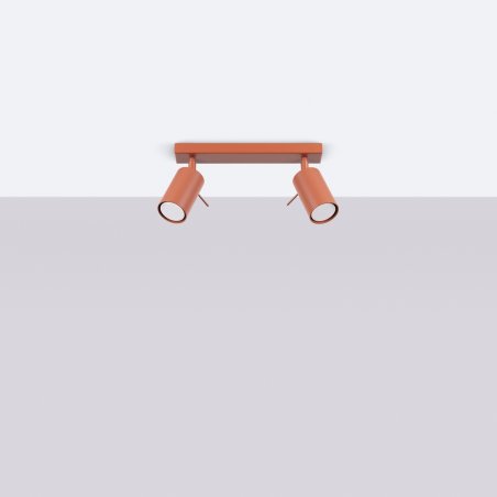 Plafon RING 2 ochra czerwona