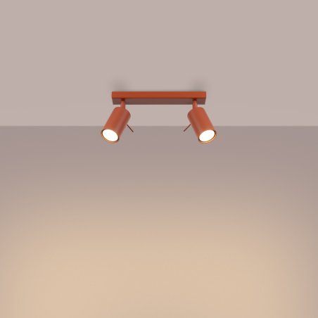 Plafon RING 2 ochra czerwona