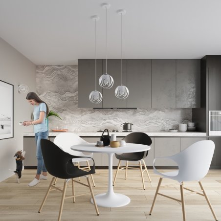 Lampa wisząca TULOS 1 biała