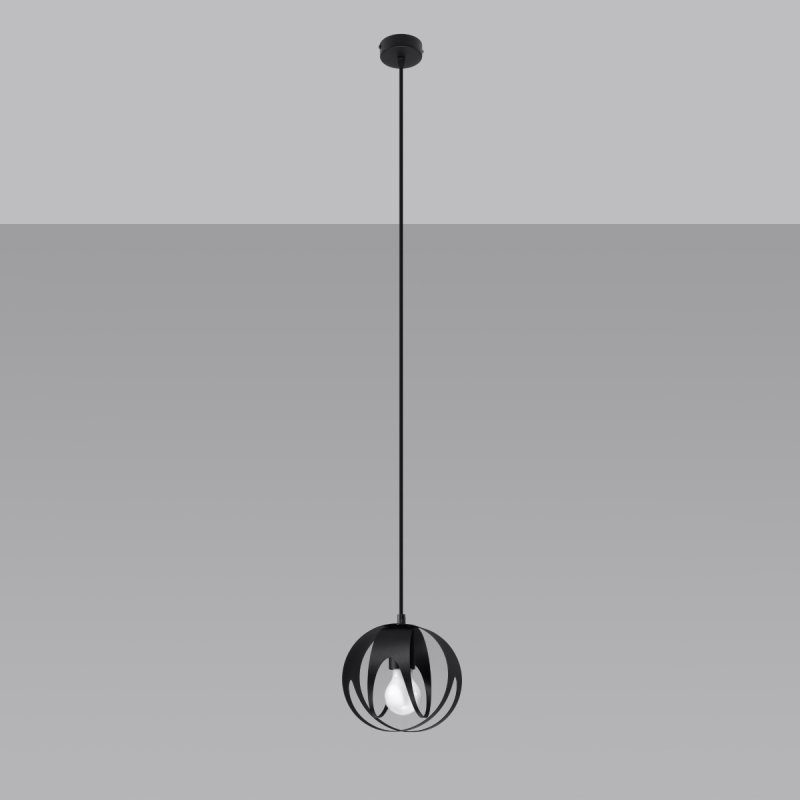 Lampa wisząca TULOS 1 czarna