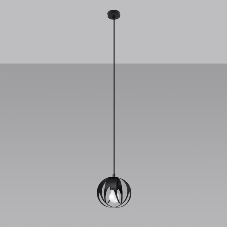 Lampa wisząca TULOS 1 czarna