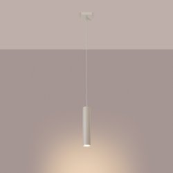 Lampa wisząca LAGOS 1 beżowa