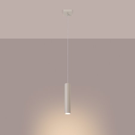 Lampa wisząca LAGOS 1 beżowa